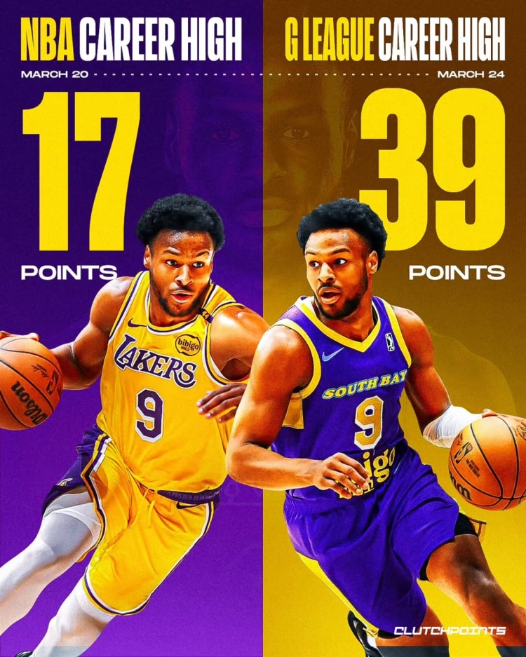 在進步！布朗尼一周內(nèi)先后創(chuàng)下個人NBA和G聯(lián)盟單場得分新紀(jì)錄